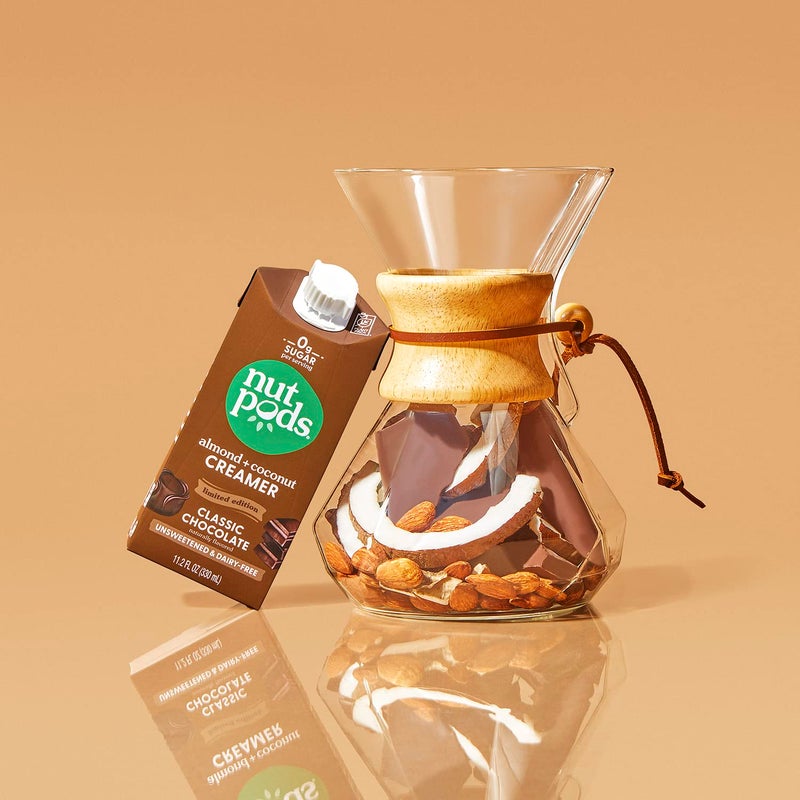nutpods Classic Chocolate Unsweetened Dairy-Free Creamer, Made from Almonds and Coconuts, Whole30, Keto, Gluten Free, Non-GMO, Vegan, Kosher (12-Pack) - Image 3